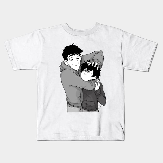 Hiro and Tadashi Kids T-Shirt by Sebatticus